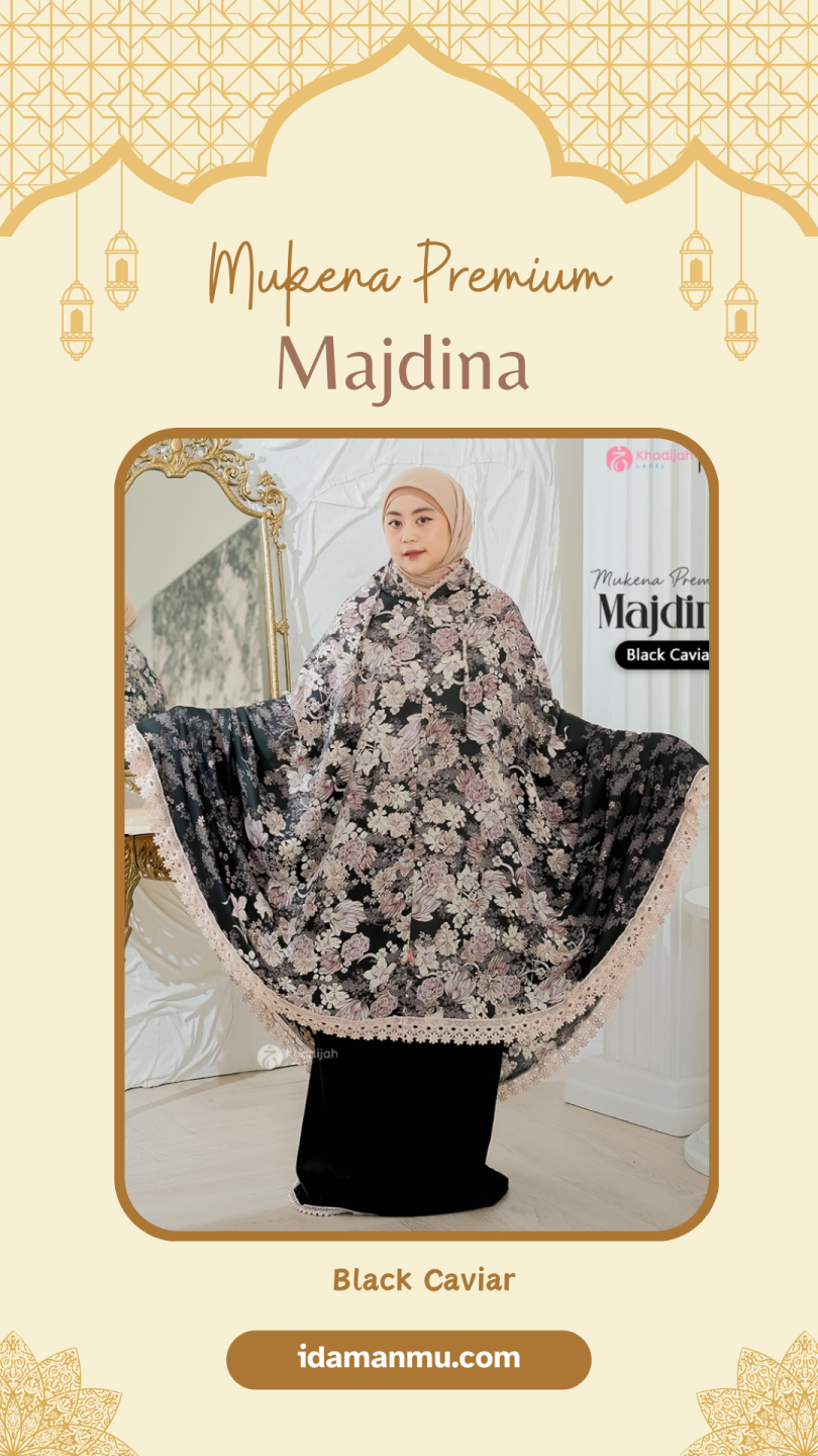 Mukena Dewasa Jumbo Premium Silk Renda Mewah