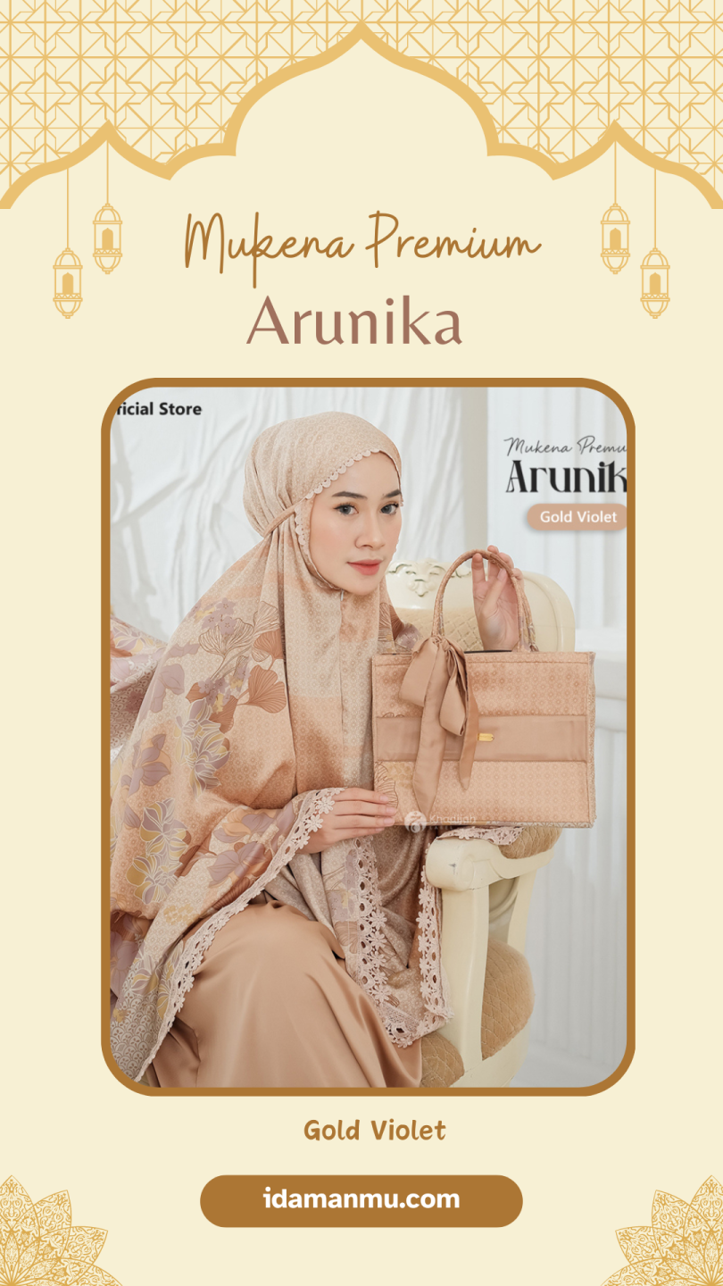 Mukena Dewasa Jumbo Premium Silk Renda Mewah