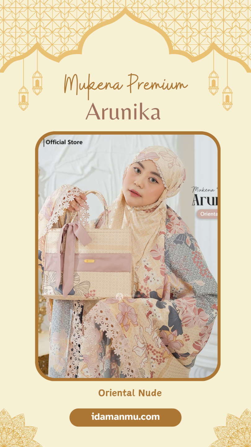 Mukena Dewasa Jumbo Premium Silk Renda Mewah