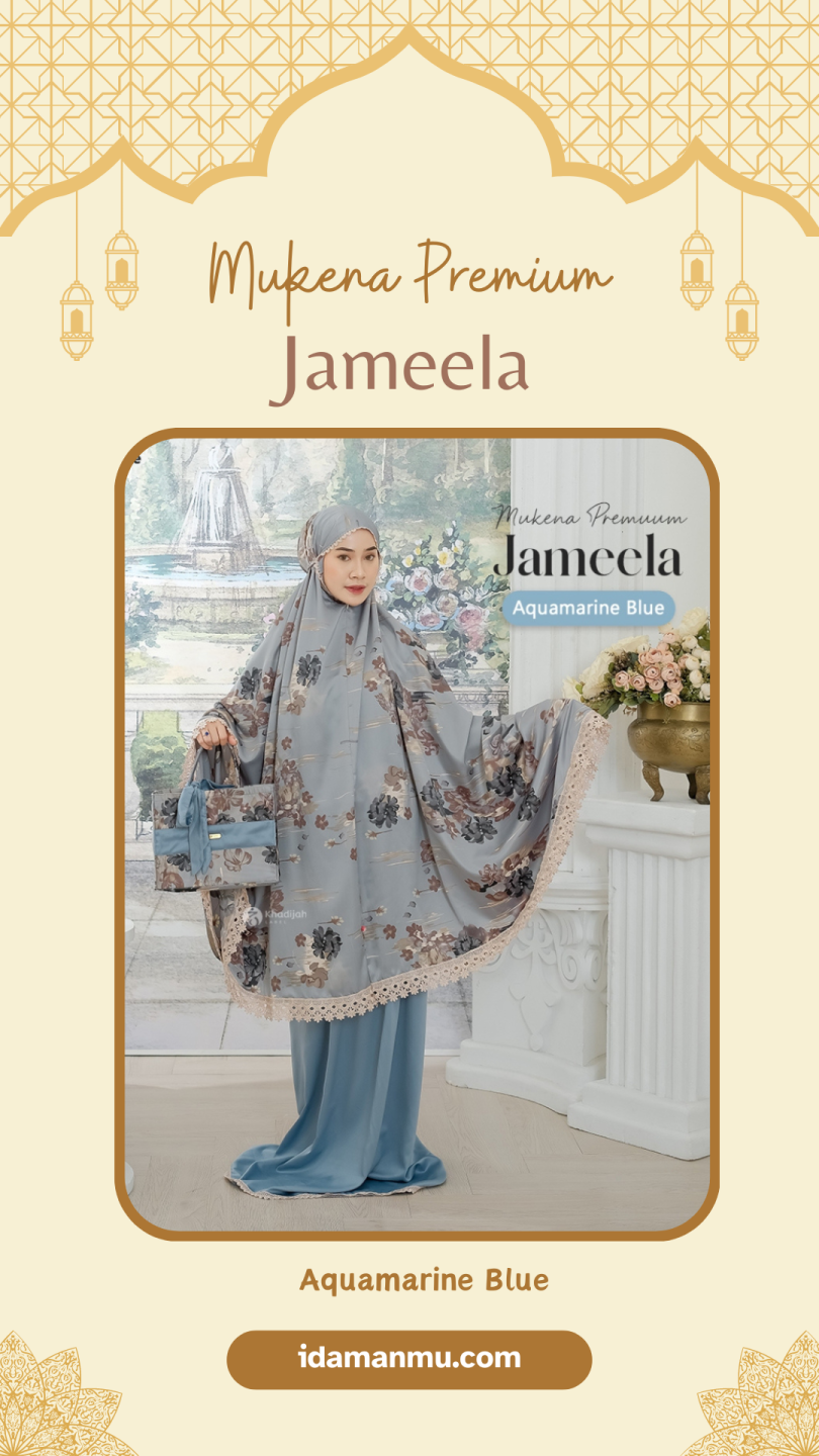 Mukena Dewasa Jumbo Premium Silk Renda Mewah